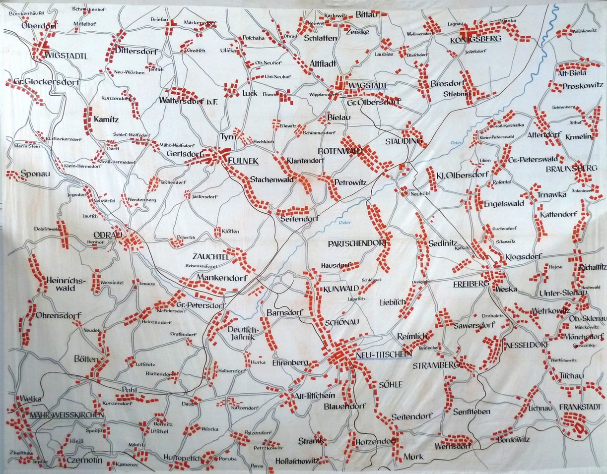 Karte des Kuhländchens